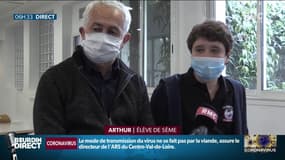 Redémarrage des collèges dans les zones vertes: "L'intérêt c'est de remettre les élèves au travail"