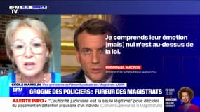 Policier en détention provisoire à Marseille: "Le pays a besoin d'ordre, y compris parmi les forces de l'ordre", pour Cécile Mamelin (Union Syndicale des Magistrats)