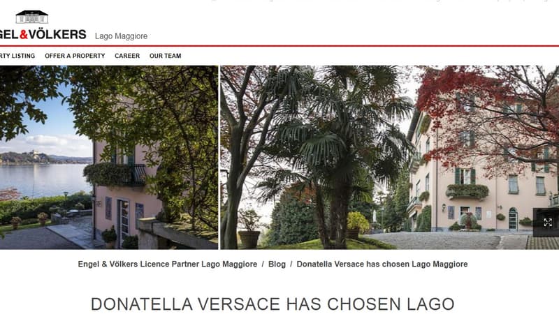 "La Verbanella", une des villas les plus prestigieuses du lac Majeur en Italie