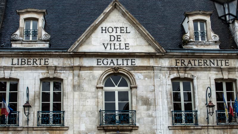 La mairie d'Auxerre (Yonne)