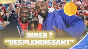 JO 2024 / Judo (+100 kg) : "Excellent, resplendissant", Omar Sy applaudit son grand ami Riner après son titre