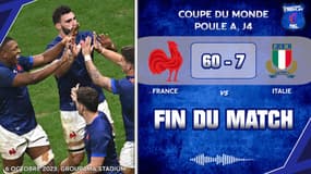 France 60-7 Italie : Les Bleus se hissent en quarts avec une perf’ XXL… le match replay RMC