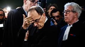 Philippe Barbarin lors de l'ouverture de son procès devant le tribunal correctionnel de Lyon le 7 janvier 2019.