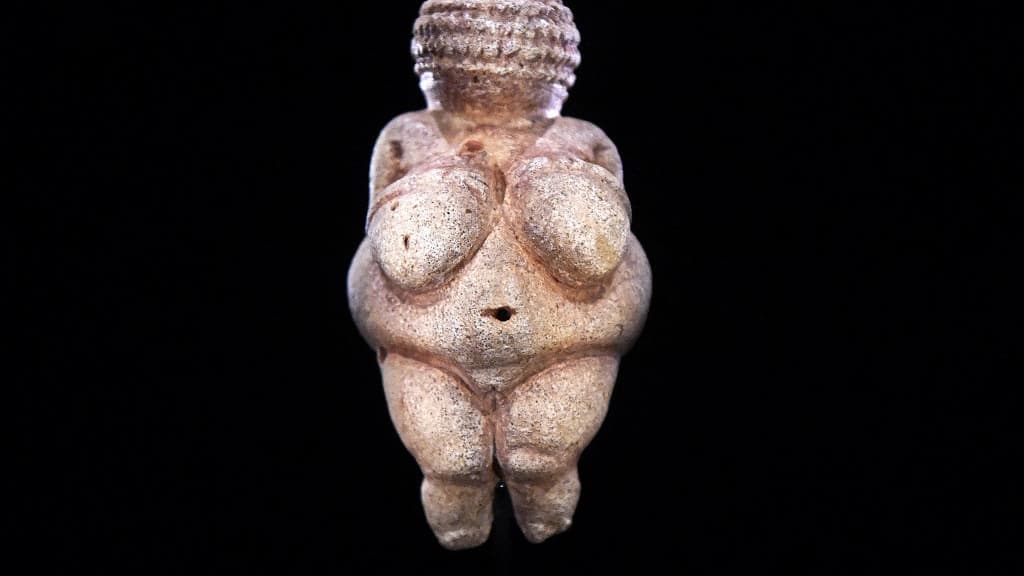 La célèbre Vénus de Willendorf exposée à Vienne.