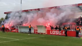 Les supporters lillois en forme avant le derby