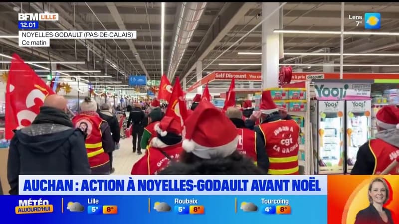 Auchan: une action à Noyelles-Godault avant Noël