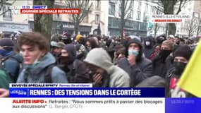 Mobilisation contre la réforme des retraites: 13.600 manifestants à Rennes selon la police