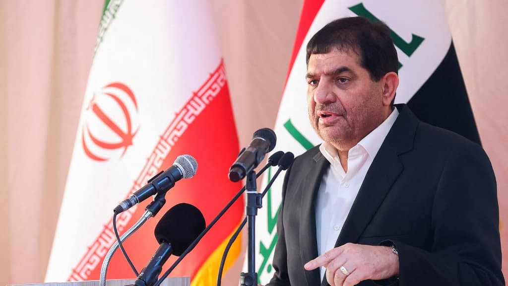 Mohammad Mokhber, alors vice-président iranien, remplace le président Ebrahim Raïssi après sa mort (cliché daté de septembre 2023)