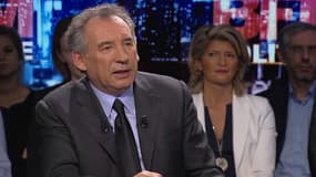 François Bayrou sur le plateau de BFMTV, le 18 janvier 2015.