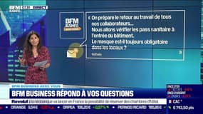 BFM Business avec vous : Avec le pass sanitaire, un masque est-il toujours obligatoire dans les locaux ? - 07/09