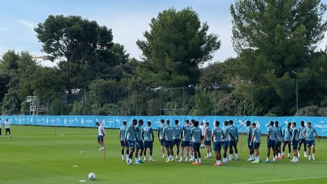 L'OM à l'entraînement, le 20 septembre 2024. L'OM à l'entraînement, le 20 septembre 2024.