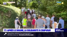 Seine-et-Marne: marche blanche en hommage aux fillettes mortes dans l'incendie de leur maison à Coupvray