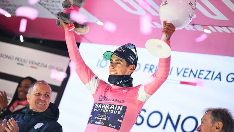 Afonso Eulalio avec le maillot rose le 17 mai 2026 2288576