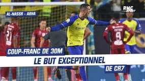 Al-Nassr - Abha : Le but exceptionnel de Ronaldo sur un coup-franc de 30m