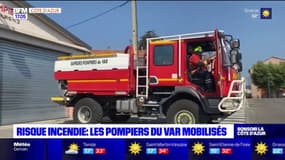 Les pompiers du Var mobilisés face au risque d'incendie dans le département