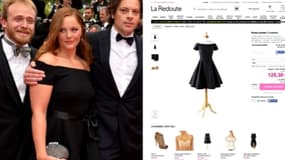 Barbara Probst arborait à Cannes une robe que tout à chacun peut acheter sur le site de La Redoute.