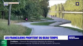 Île-de-France: les Franciliens profitent du beau temps