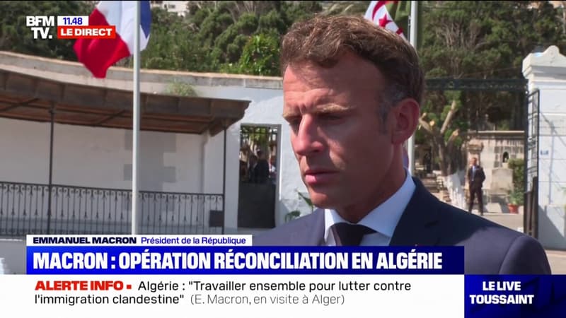 Emmanuel Macron en Algérie: 