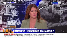 "LFI n'est pas un parti féministe": Marlène Schiappa réagit à l'investiture puis au retrait d'Adrien Quatennens, condamné pour violences conjugales