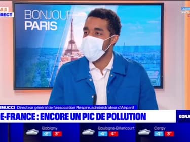 Episode de pollution en Ile-de-France: pour le directeur général de l'association Respire, les particules fines ont un "effet direct sur la santé"