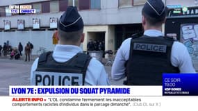Lyon 7e: le squat Pyramide a été évacué par les forces de l'ordre