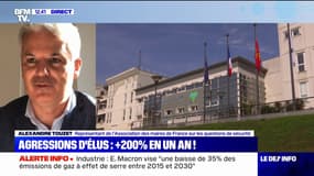 Hausse du nombre d'agressions d'élus: "On voit qu'il y a une contestation de l'autorité", estime Alexandre Touzet, représentant de l'Association des maires de France sur les questions de sécurité