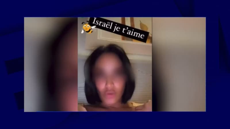 Une influenceuse ironisant sur les attaques du Hamas en Israël.