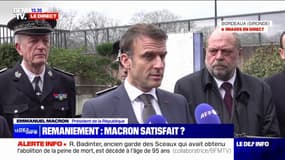 Désaccords avec François Bayrou: "Ce qui m'importe ce sont les états de service, pas les états d'âme", réagit Emmanuel Macron