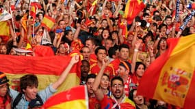 Des supporters espagnols