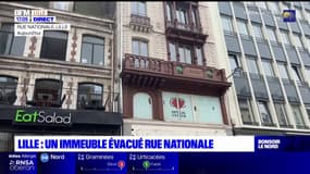 Lille: un immeuble de la rue Nationale évacué