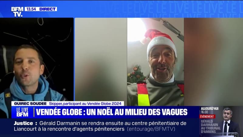 Je viens de rentrer dans l'océan Pacifique, qu'est-ce que je pourrais avoir de plus beau comme cadeau ?: Guirec Soudée, skipper participant au Vendée Globe 2024, nous raconte son Noël au milieu des vagues