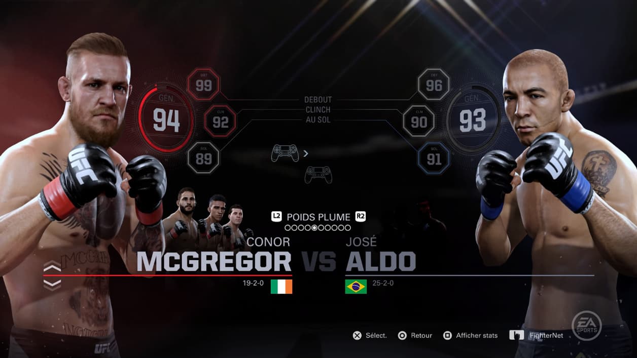 Vous voulez changer le cours de l'histoire en rejouant le choc de l'UFC 194 entre Conor McGregor et José Aldo ? C'est possible Vous voulez changer le cours de l'histoire en rejouant le choc de l'UFC 194 entre Conor McGregor et José Aldo ? C'est possible