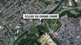 Le corps sans vie de la fillette a été retrouvé dans l'écluse du Grand Carré, à Lille.