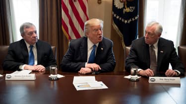 Donald Trump à la Maison Blanche, le 9 janvier.