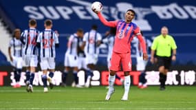 Thiago Silva avec Chelsea, à West Bromwich le 26 septembre 2020