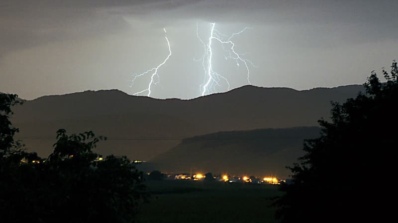 Orage dans le nord de la France en juillet 2014