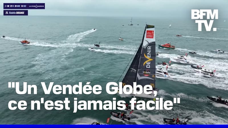 Vendée Globe: après 90 jours de course, la benjamine Violette Dorange est arrivée aux Sables-d'Olonne