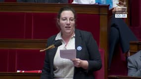 Cyrielle Chatelain, présidente du groupe écologiste: "Un garde des Sceaux qui s’autorise deux bras d’honneur et qui ose parler d’infamie quand il est interrogé"