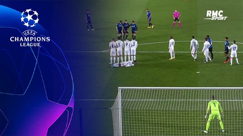 Real Madrid - Atalanta : Le magnifique coup franc de Muriel avec une tactique originale