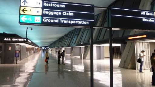 L'aéroport de Washington Dulles en 2010