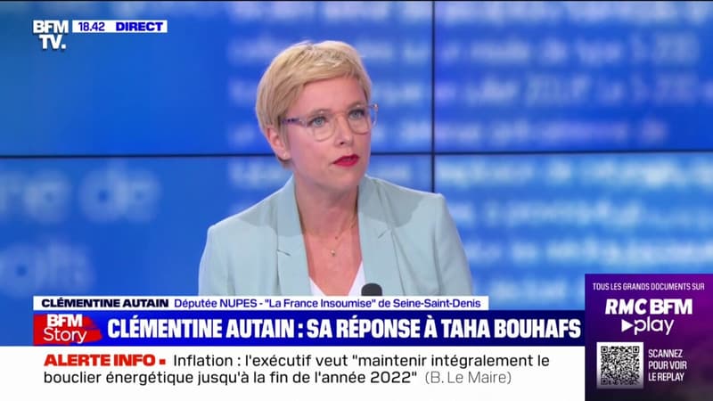 Clémentine Autain, à propos de l'affaire Taha Bouhafs: 