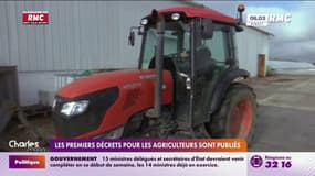 Les premiers décrets pour les agriculteurs sont publiés