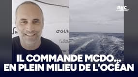 En plein Vendée Globe, Amedeo commande... un McDo pour ses filles