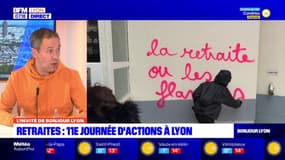 Retraites: 11e journée d'actions à Lyon