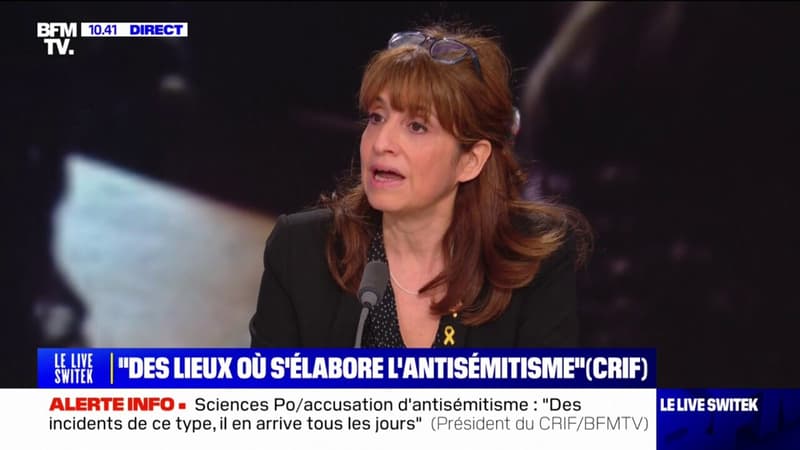 Caroline Yadan (députée Renaissance de Paris, secrétaire du groupe d'amitié France-Israël), sur la polémique à Sciences Po: 
