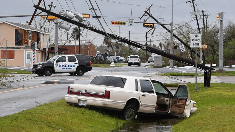 Après le passage de Harvey, à Rockport, au Texas.