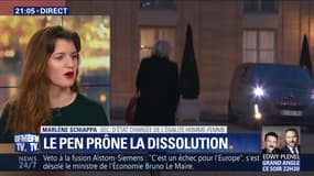 Le Pen prône la dissolution (1/2)