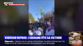 L'Ukraine fête sa victoire après le retrait russe de Kherson