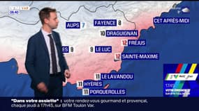 Météo Var: du vent dans tout le département, jusqu'à 12°C à Fréjus cet après-midi