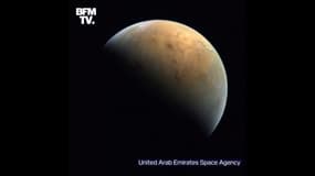 La première image de Mars capturée par la sonde "Espoir" des Émirats arabes unis